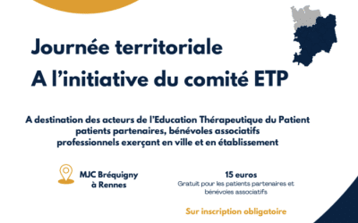 Prochaine journée territoriale Éducation thérapeutique du patient