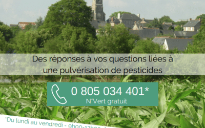 Nouveau dispositif de recueil des signalements liés aux expositions de la population aux produits phytosanitaires suite à des pulvérisations 🌱